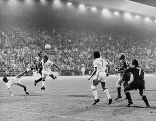 Anderlecht in action against FC Zurich in the European Cup Winners' Cup in October 1973.