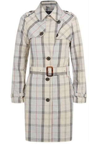Barbour Check Trench Coat, £229