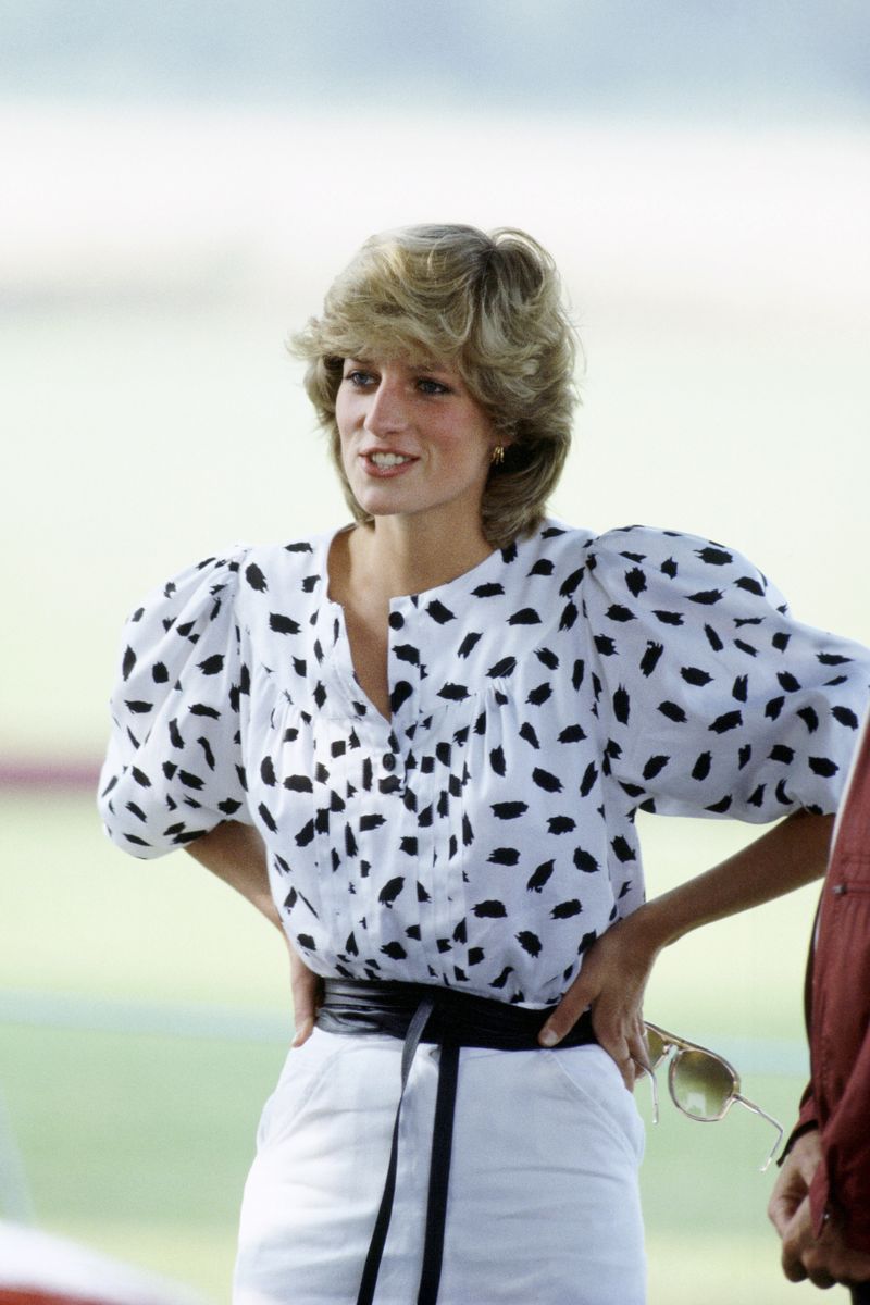 diana at polo in cirencester