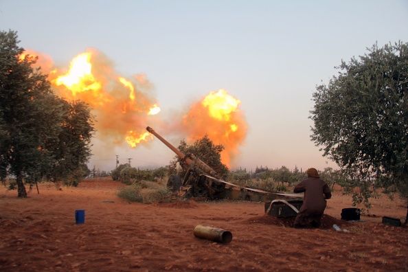 Fighting in Aleppo.