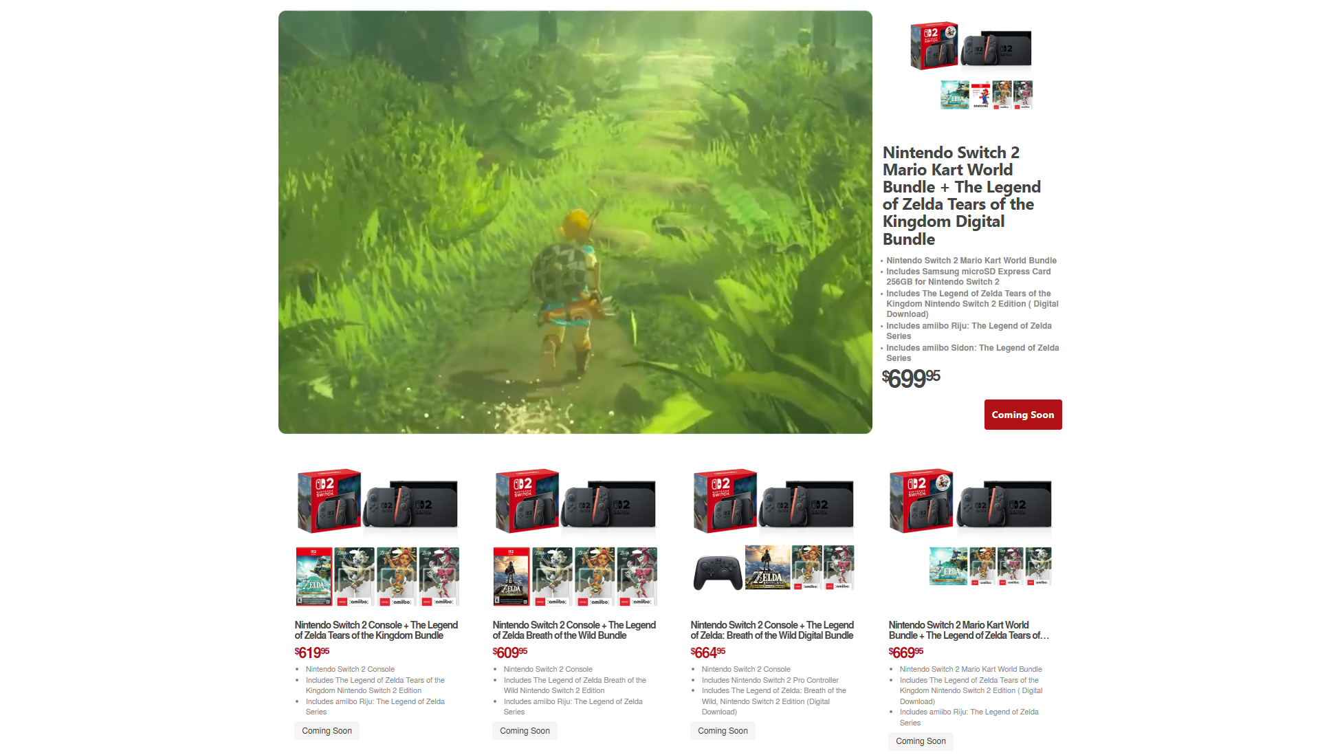 Nintendo Switch 2 stock at Antonline