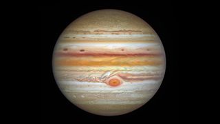 Hubble’s observation of Jupiter in 2021. NASA, ESA, A. Simon (Goddard Space Flight Center), and M.H. Wong (University of California, Berkeley) and the OPAL team.