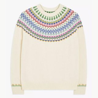 Reclaimed Vintage inspired the knitted fisherman jumper with brand  embroidery