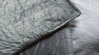 what is a cooling weighted blanket: image shows cooling weighted blanket
