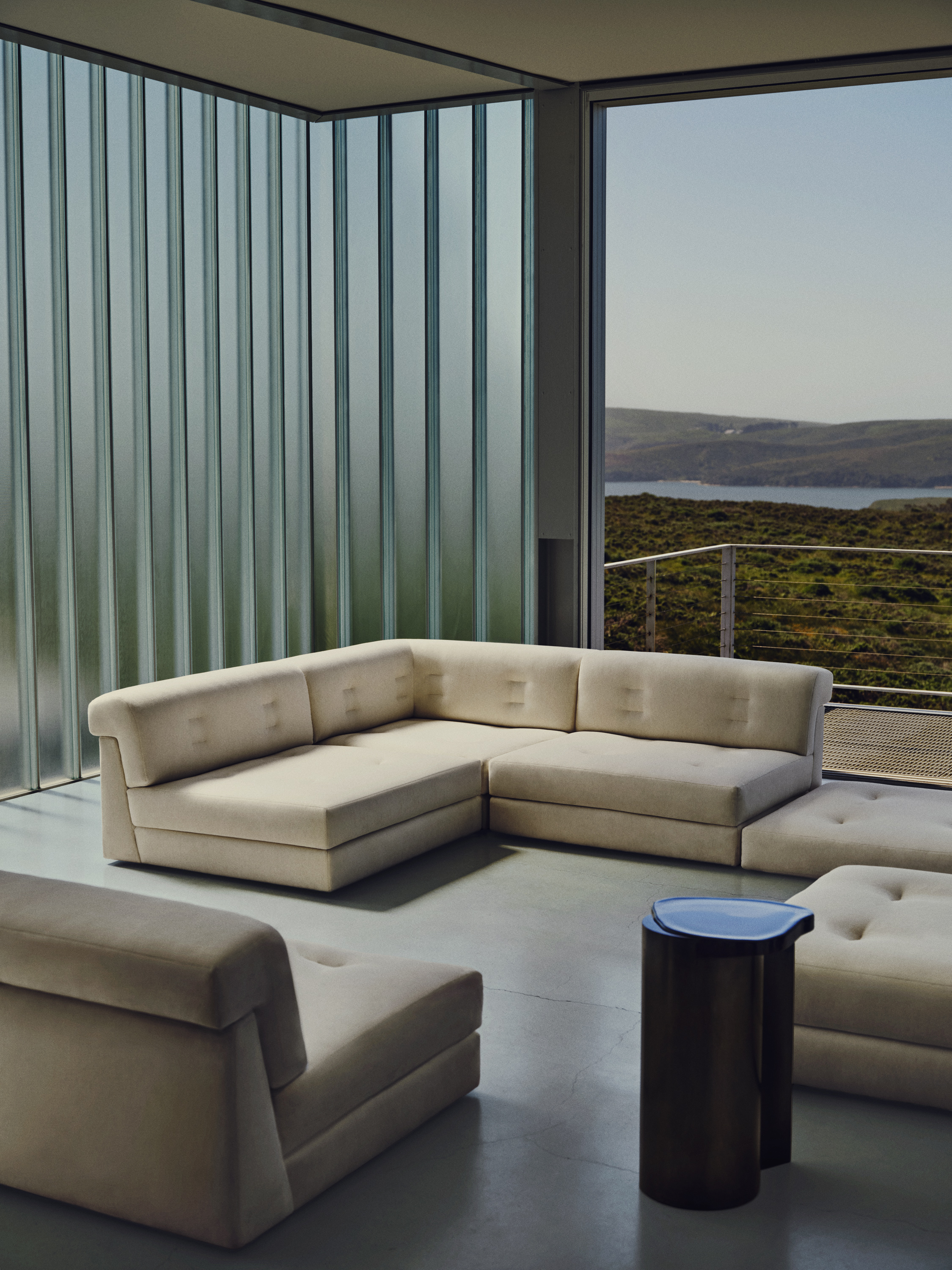 Maiden Home furniture inside a modernist home