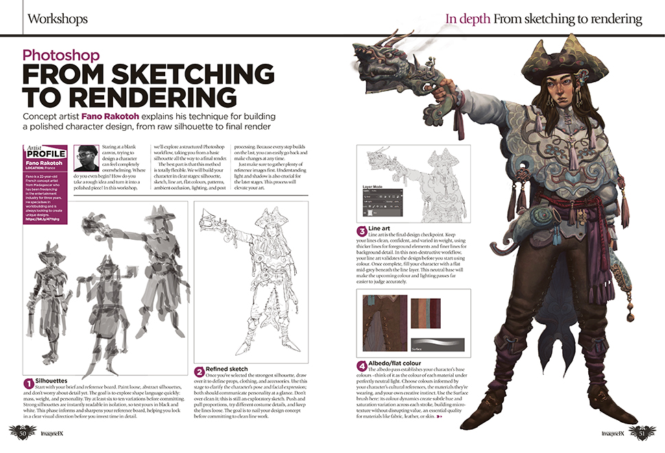 ImagineFX 266 pages and cover