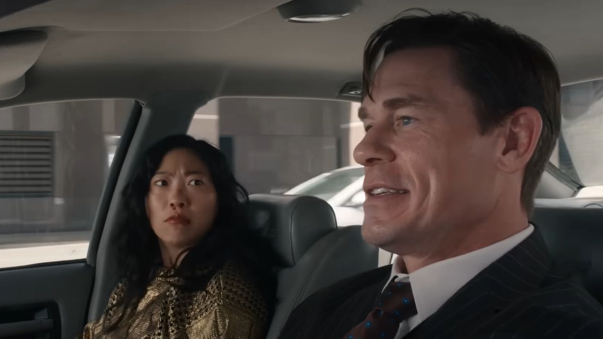 Awkwafina and John Cena in Jackpot!