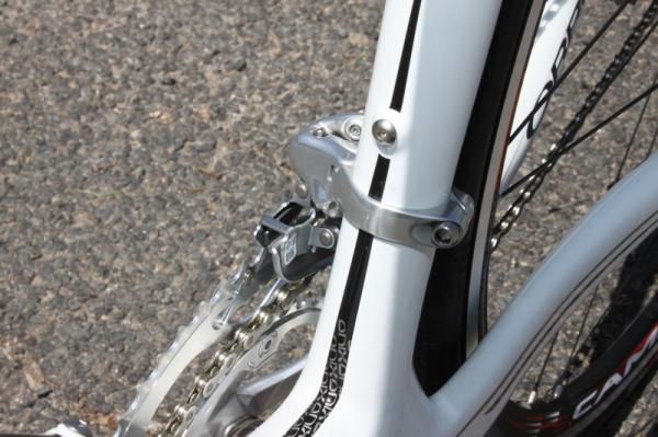 Athena front derailleurs come in braze-on or clamp-on versions