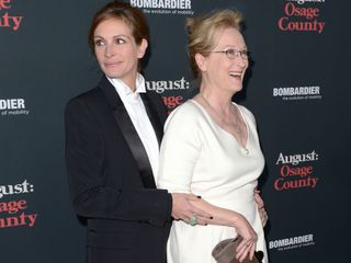 Julia Roberts and Meryl Streep are all giggles on the red carpet