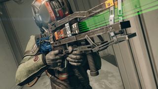 Promotional screenshot for a Starfield rifle