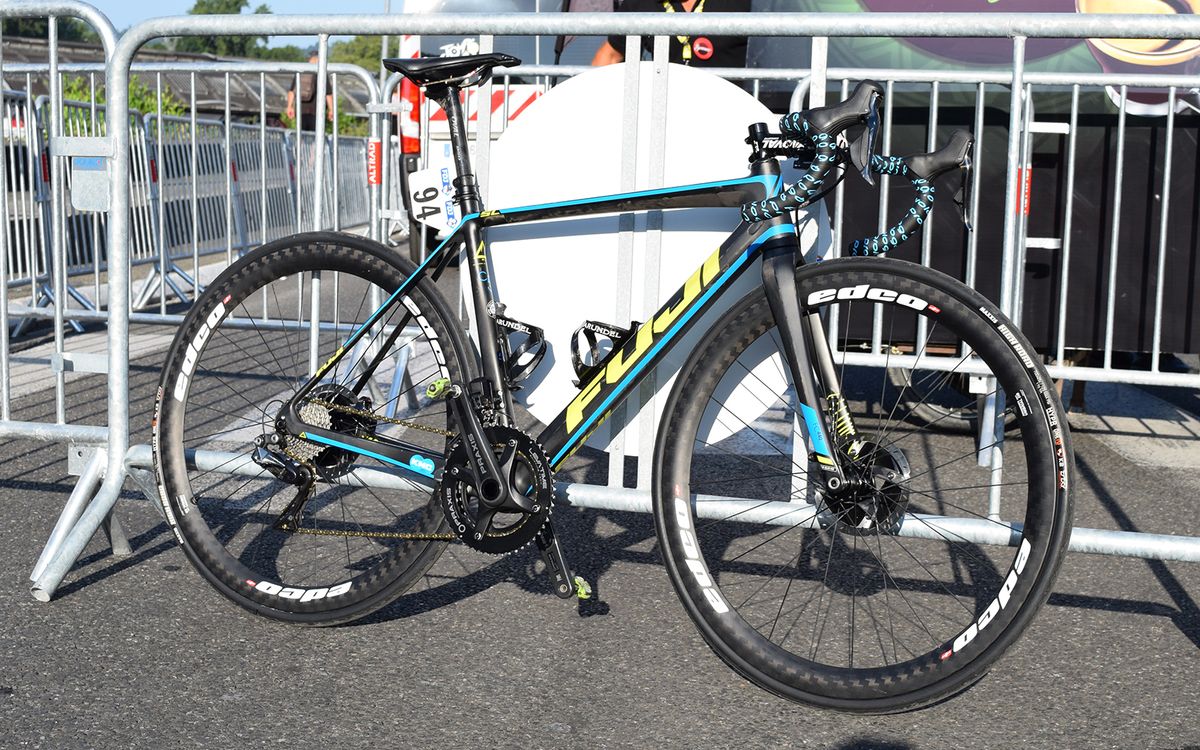 Tibco - SVB race with disc brake equipped Fuji framesets