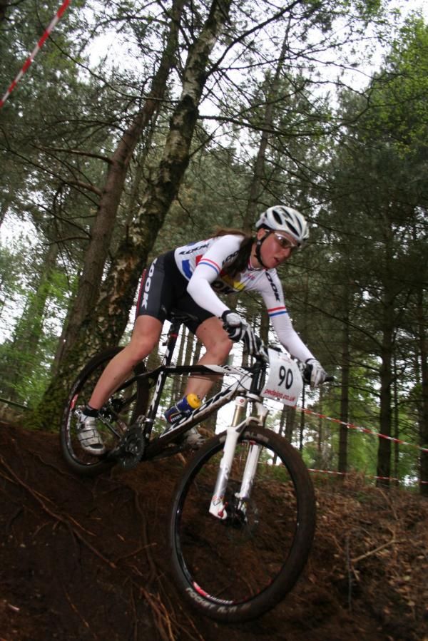 Jenny Copnall during her final season of pro racing.