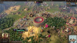 Image from Old World Wonders and Dynasties DLC depicting the Roman Colosseum