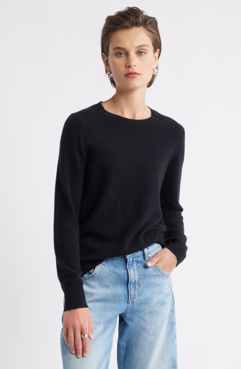 Nordstrom Black Friday 2025 Cashmere Crewneck Sweater.