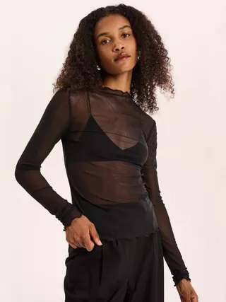 Omnes Lorrie Mesh Long Sleeve Top