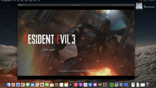 Resident Evil 3 Remake on an M1 Mac mini through Steam
