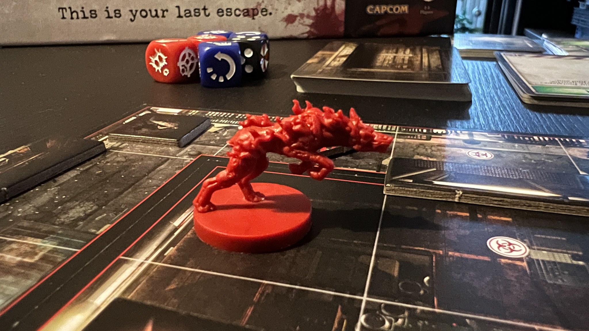 Resident Evil 3: The Board Game zombie dog