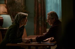 Older versions of Marion and Tom, played by Gina McKee and Linus Roache.