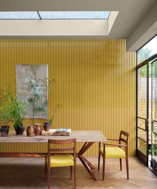 yellow kitchen