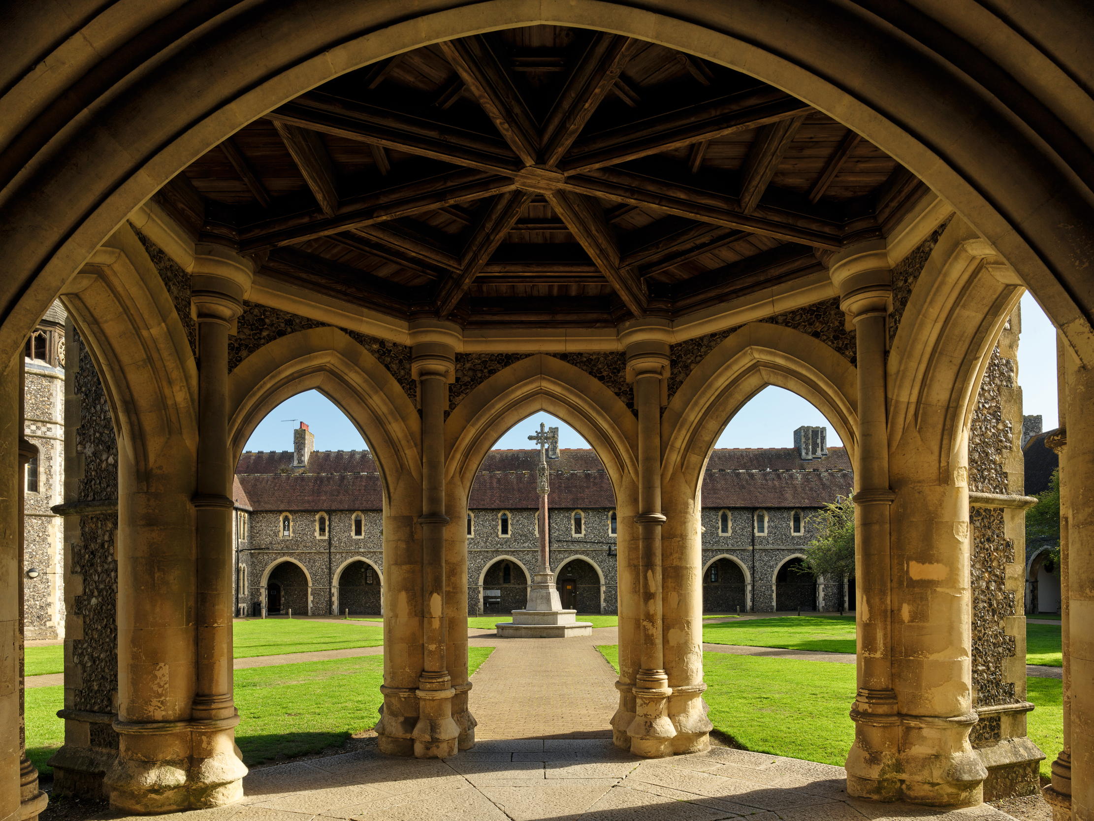 Fig 1: Upper Quadrangle, Lancing College, West Sussex. ©Paul Highnam for Country Life