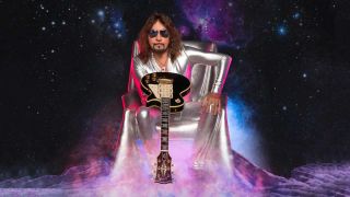 Ace Frehley on the cover of his Spaceman album