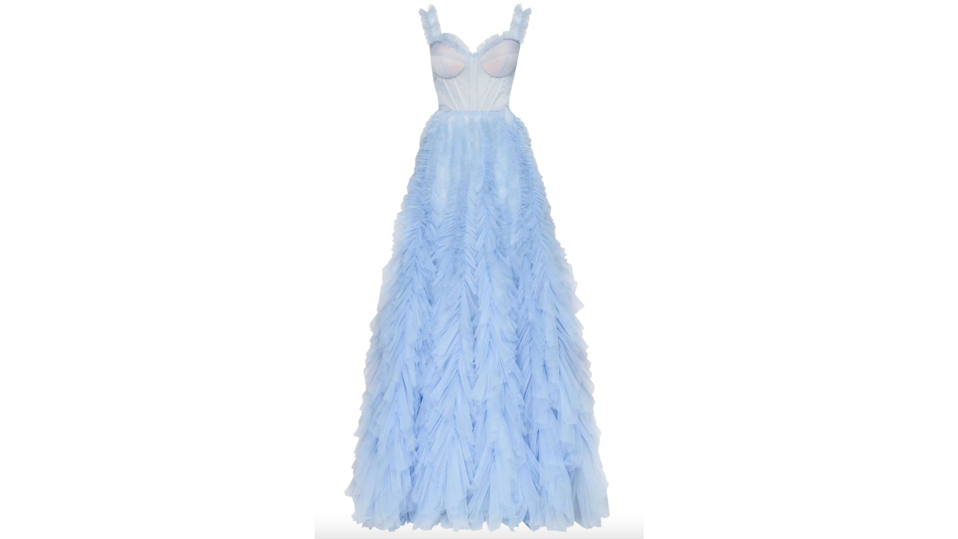 ginny and georgia blue dress Royal Blue Tulle Ball Gown Prom Dress With Cape