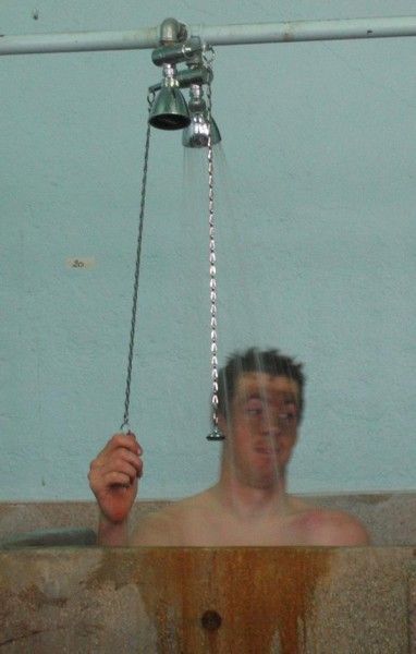 The showers in Roubaix