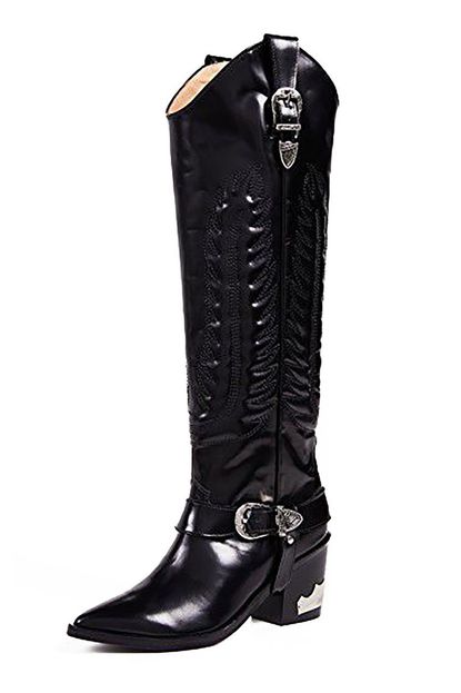 Toga Pulla Tall Buckled Boots