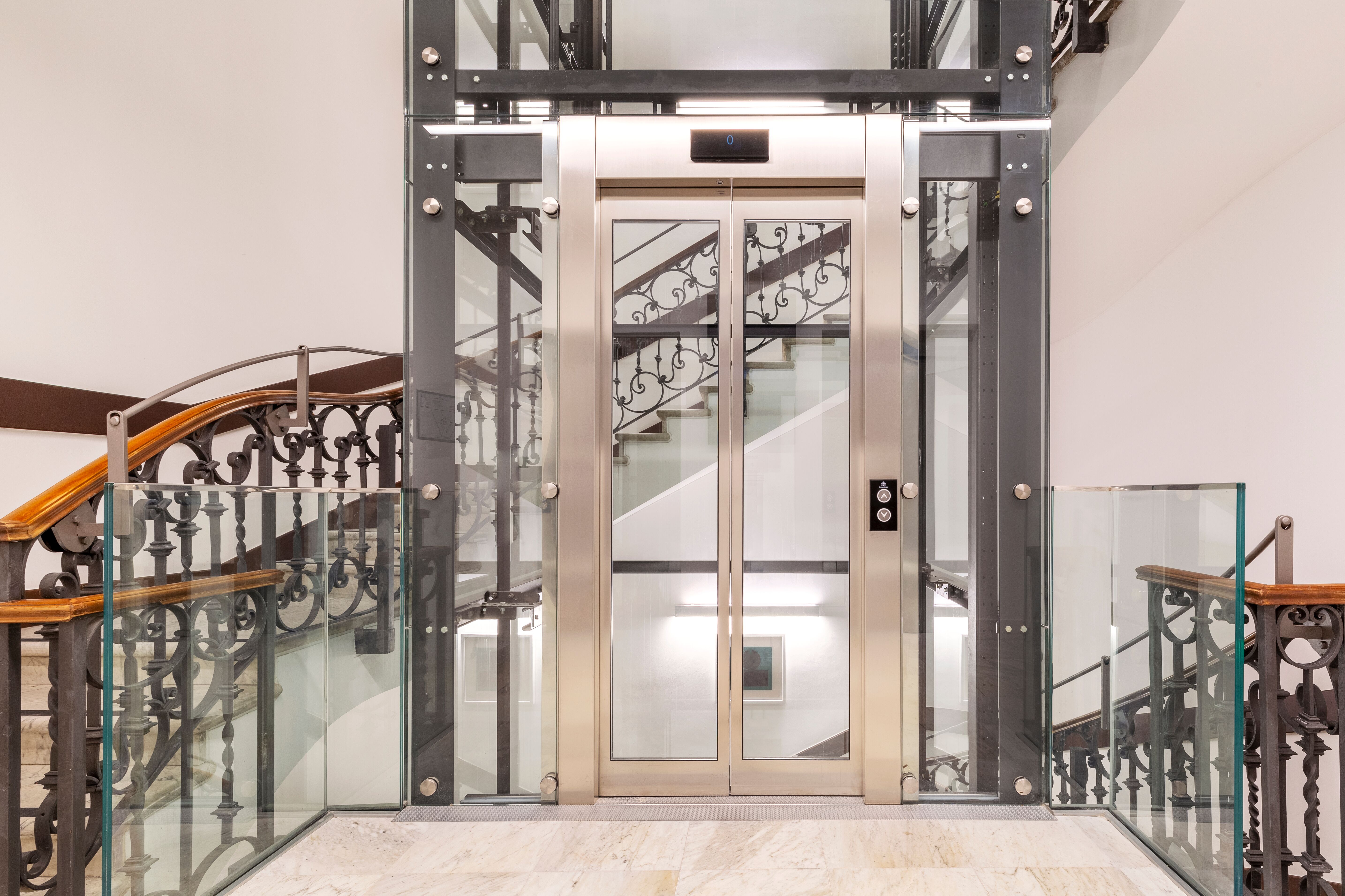 WeWork Meravigli circulation core with lift