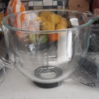 Sage The Bakery Boss Stand Mixer's glass mixing bowl