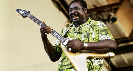 Albert King plays Newport Jazz Festival in 1970.