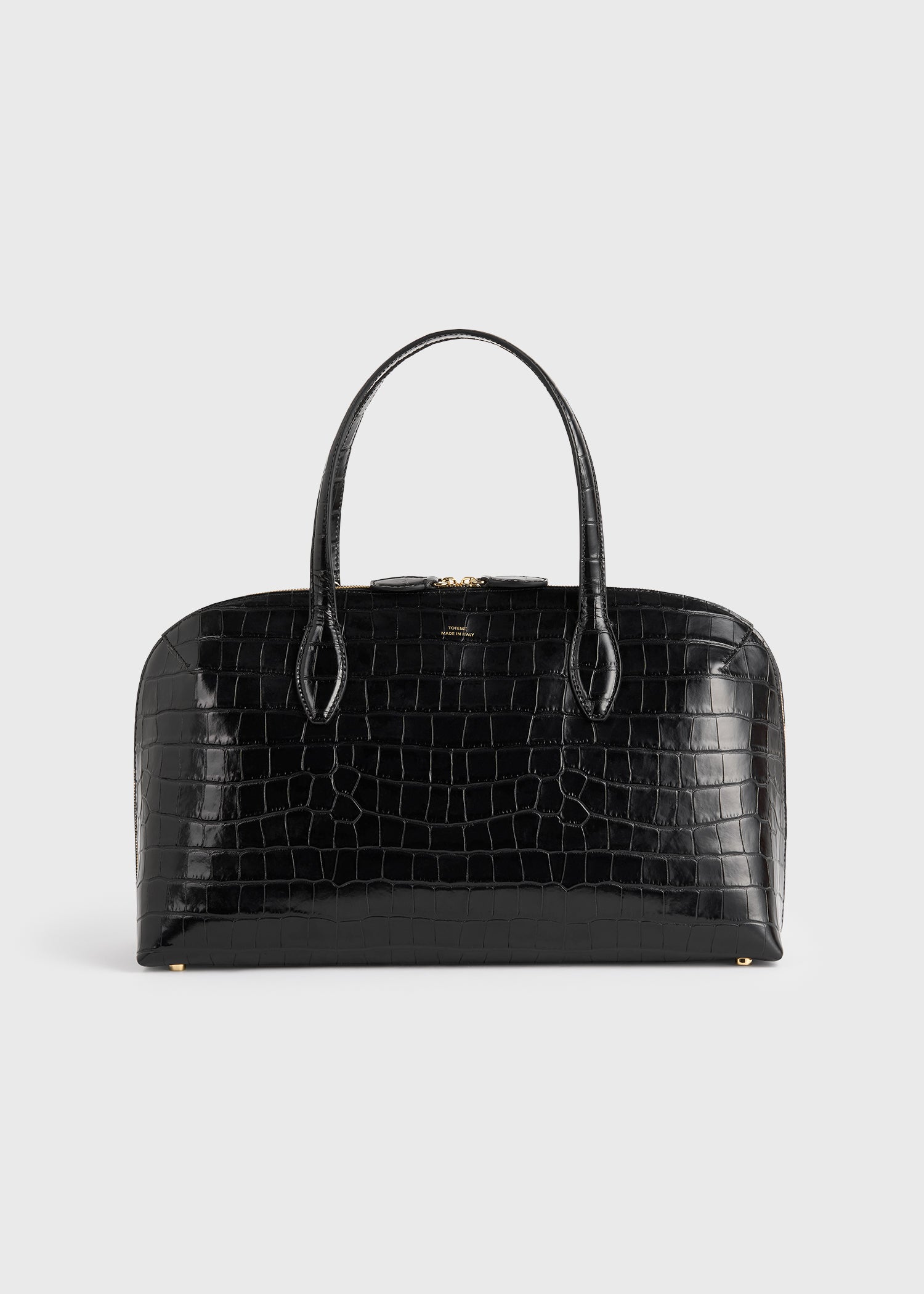 Medium Croco-Embossed Day Tote Black - One Size