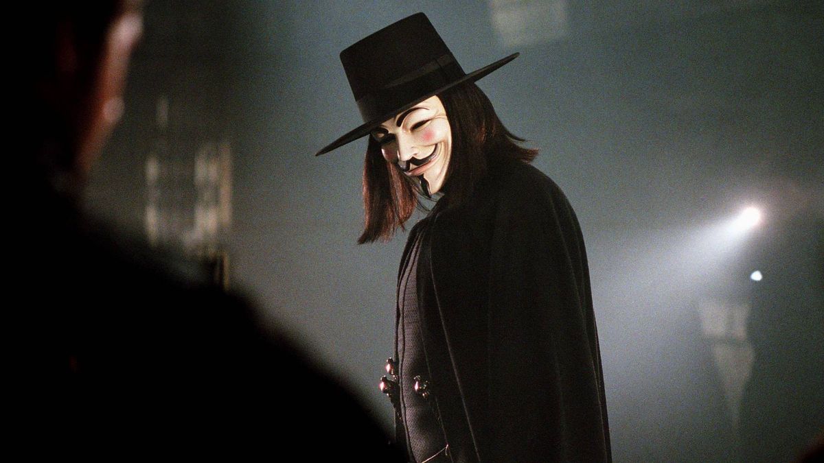 Hugo Weaving as V in &quot;V for Vendetta&quot;