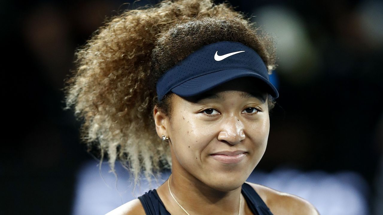 melbourne, australia february 20 naomi osaka of japan celebrates winning her women’s singles final match against jennifer brady of the united states during day 13 of the 2021 australian open at melbourne park on february 20, 2021 in melbourne, australia photo by darrian traynorgetty images