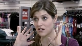 Nicole Parker in a clothing store on MADtv