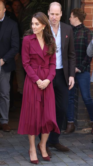 Prince William, Prince of Wales and Catherine, Princess of Wales visit The Rectory during their visit to Birmingham on April 20, 2023