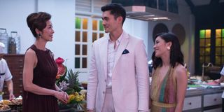 Michelle Yeoh, Henry Golding and Constance Wu in Crazy Rich Asians