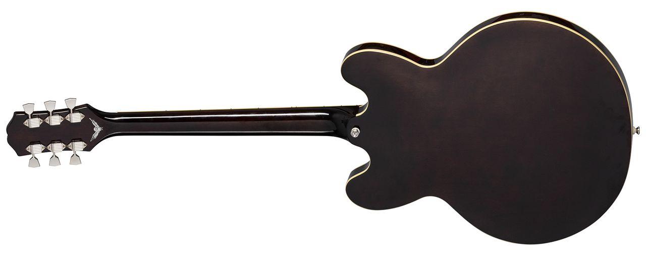 The Epiphone Jim James ES-335 is the My Morning Jacket frontman's first collaboration with the brand, and offers a more affordable version of his Gibson semi-hollow