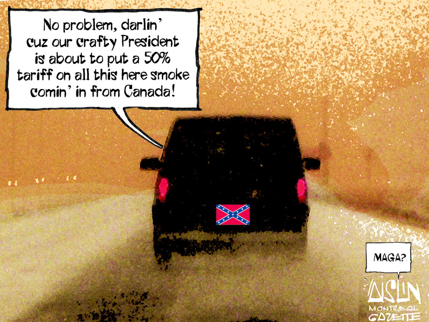 Political cartoon
