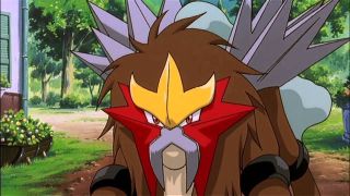 Entei in Pokemon 3: The Movie - Spell Of The Unown.