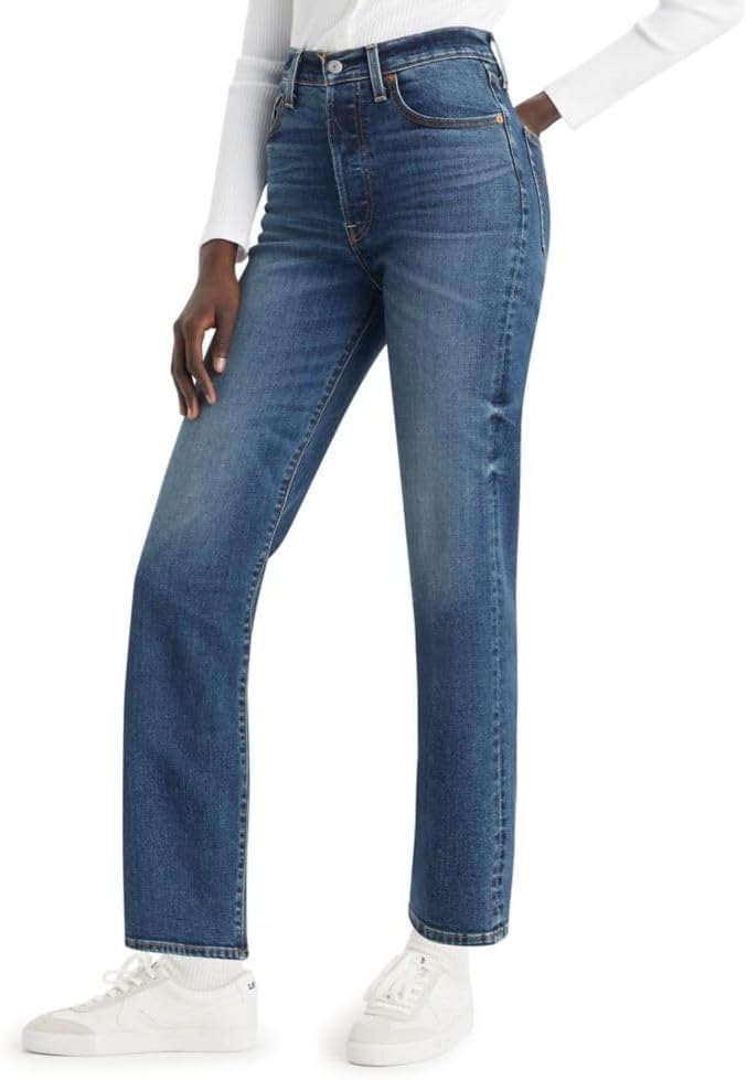 Levi's, Levi's® Womens Ribcage Straight Ankle Dial Up the Music 27 27