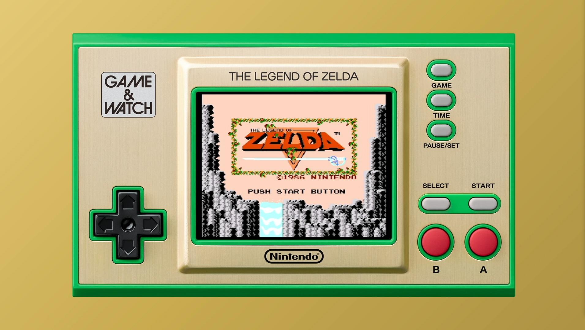 A new Game & Watch system will feature games from The Legend of Zelda