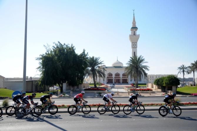 Racers in Qatar