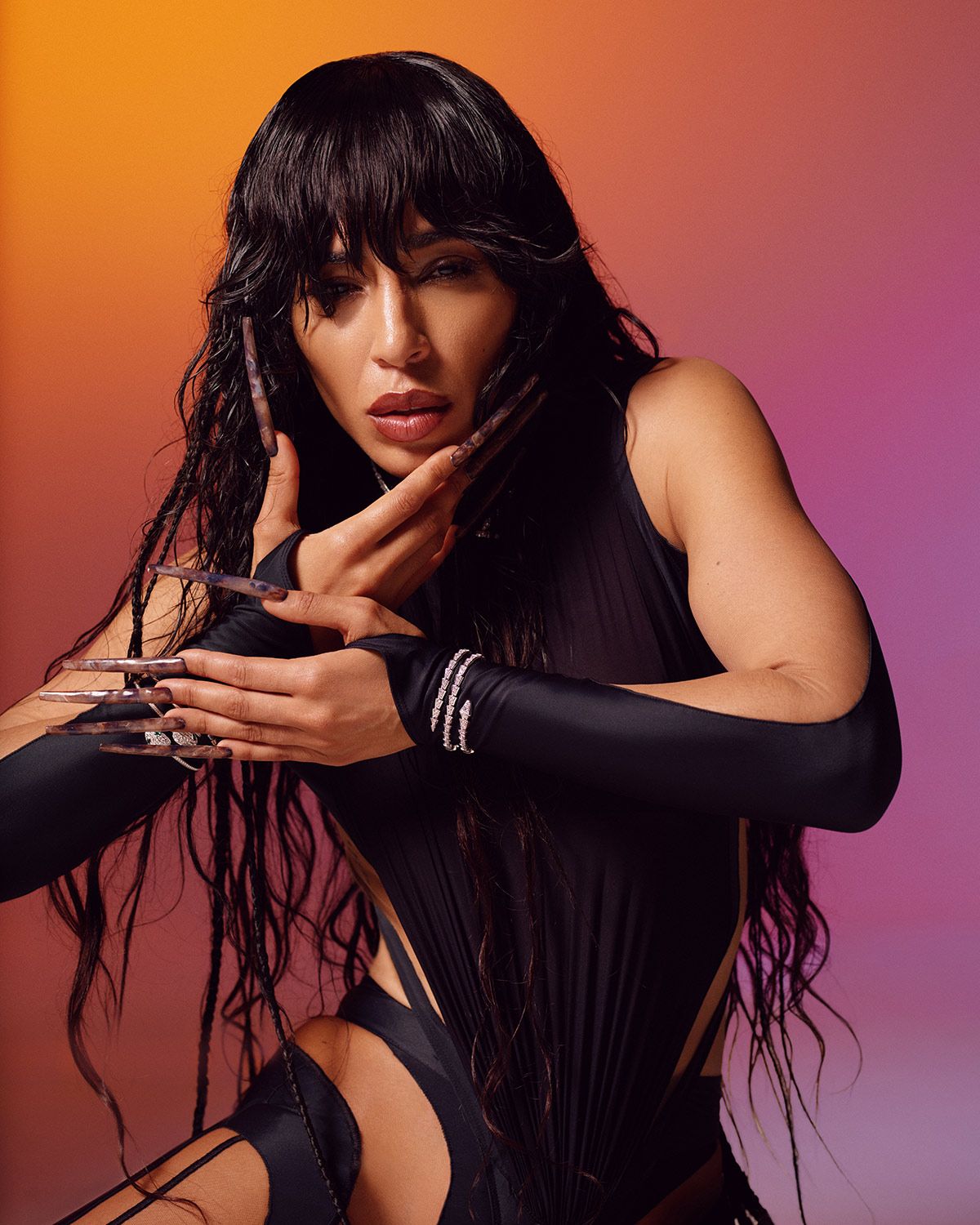 Loreen the eurovision winner in a shoot with Dakota Schiffer