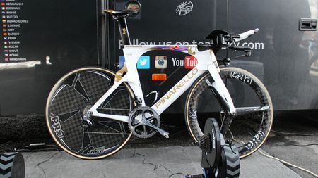 Guess who this Pinarello Bolide TT machine belongs to?