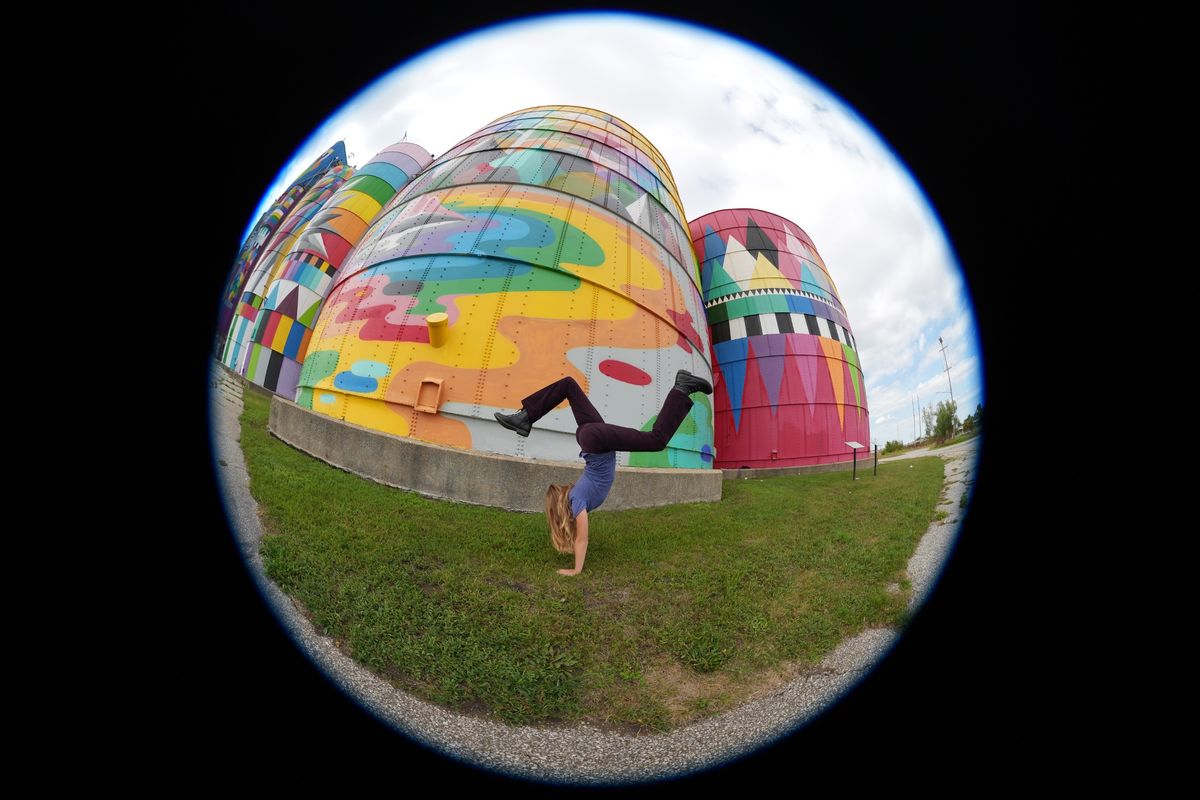 A sample image taken with the Sony FE 8-14mm f/3.5 Fisheye G and the Sony A7 V