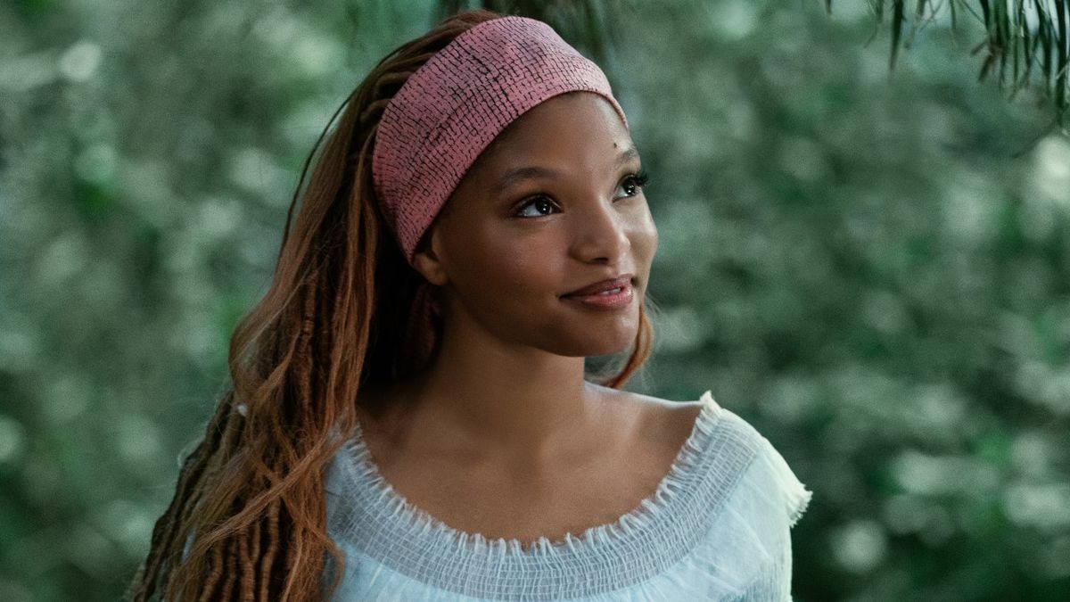 Halle Bailey as Ariel in The Little Mermaid.