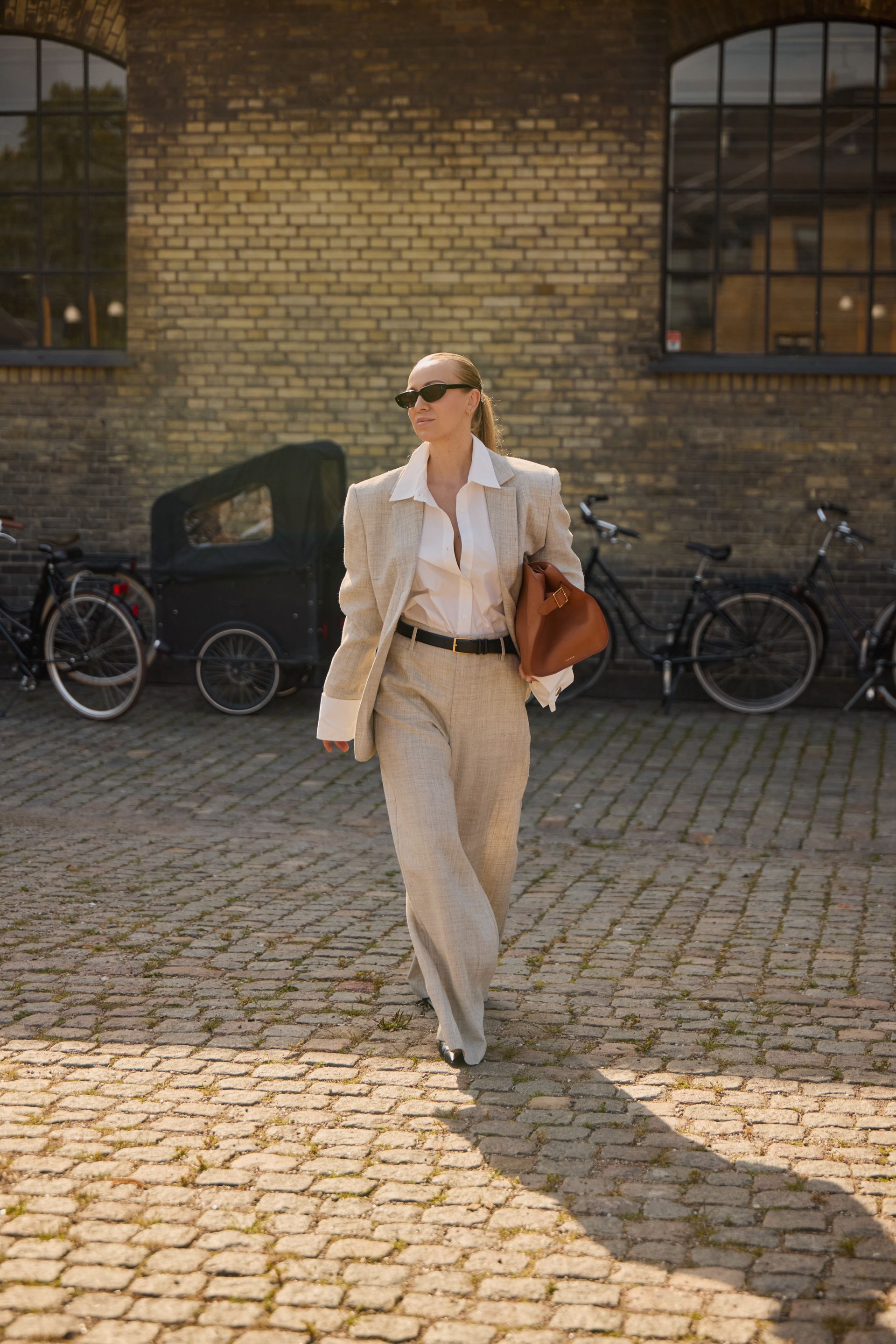 Copenhagen Fashion Week Street Style Strong Shoulders