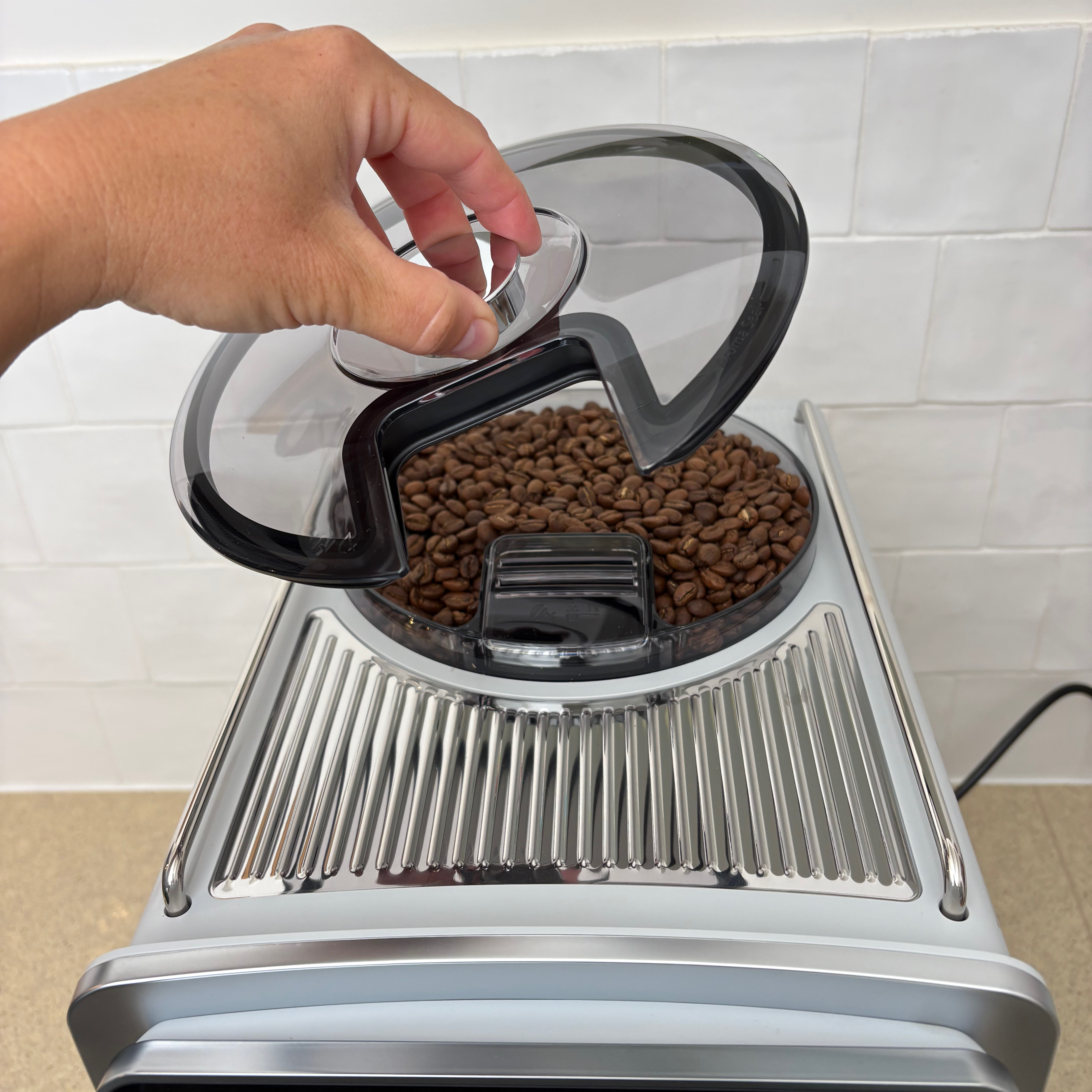 Testing the Philips Aromis coffee machine
