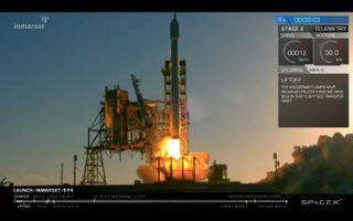 Liftoff for Falcon 9, Inmarsat-5 F4